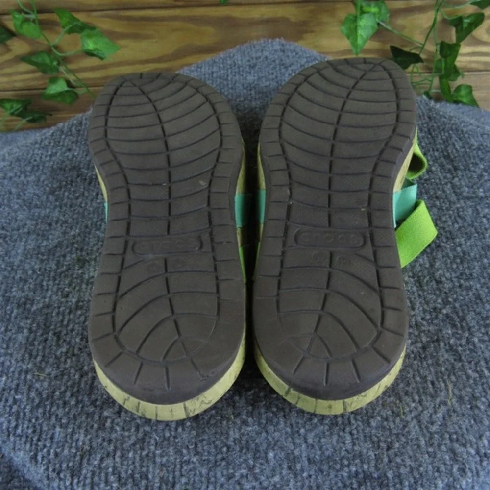 Crocs Women's Edie Stretch Slide Multicolor Synthetic 10 Medium Gently Used 2025